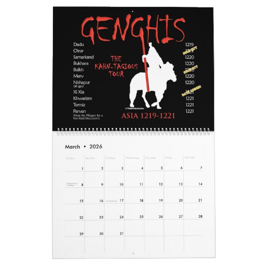 Grandes visites de calendrier de l'histoire 2016 (Mar 2026)