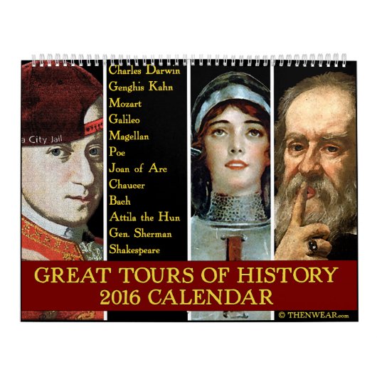 Grandes visites de calendrier de l'histoire 2016 (Protection)