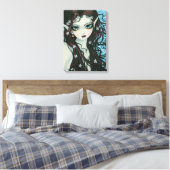 Grandes yeux acrylique toile enveloppée (Insitu(Chambre))