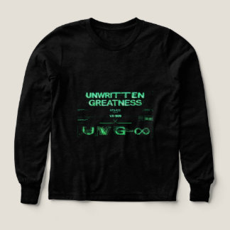 Grandeur non écrite T-shirt néon cyberpunk pour fi