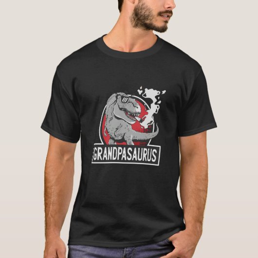 Grandfather Grandpop Grandpasaurus T-shirt (Voorkant)