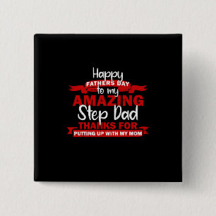Grandfather Quotes   Amazing Step Papa Vierkante Button 5,1 Cm