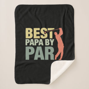 Grandfather Quotes Best Papa By Par Golf Sherpa Deken