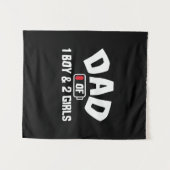 Grandfather Quotes | Dad Of One Boy Wandkleed (Voorkant (horizontaal))