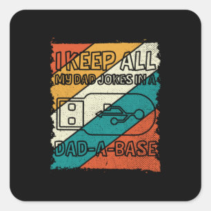 Grandfather Quotes   Ik houd al mijn vader Vierkante Sticker