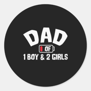 Grandfather Quotes   Pap van een jongen Ronde Sticker