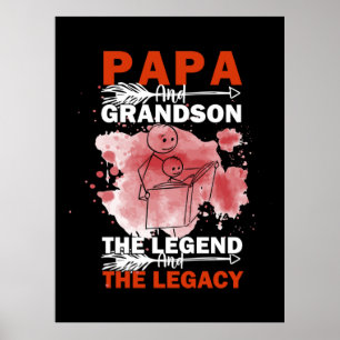 Grandfather Quotes   Papa en Grandson Poster