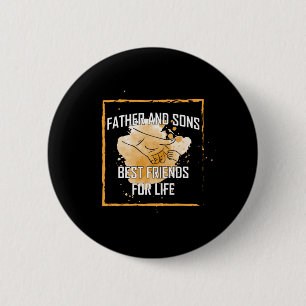 Grandfather Quotes   Vader en Sons Beste Vriend Ronde Button 5,7 Cm