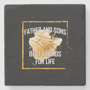 Grandfather Quotes   Vader en Sons Beste Vriend Stenen Onderzetter