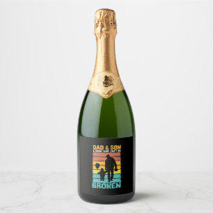 Grandfather Quotes Vader en zoon Sparkling Wijnetiket