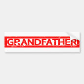 Grandfather Stamp Bumpersticker (Voorkant)