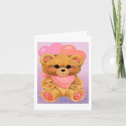 Grandgirl 1st Valentine's Day - Carte Note (Devant)