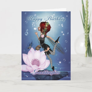 Grandgirl Carte Anniversaire Avec Imaginaire Water