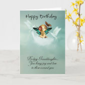 Grandgirl Fairy Carte Anniversaire Avec Doses (Fleur jaune)