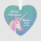 Grandgirl Turquoise Blue Parties scintillant Unico (devant)