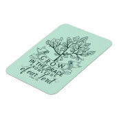 Grandir dans la grâce Bible Verse Photo Magnet (Côté Gauche)