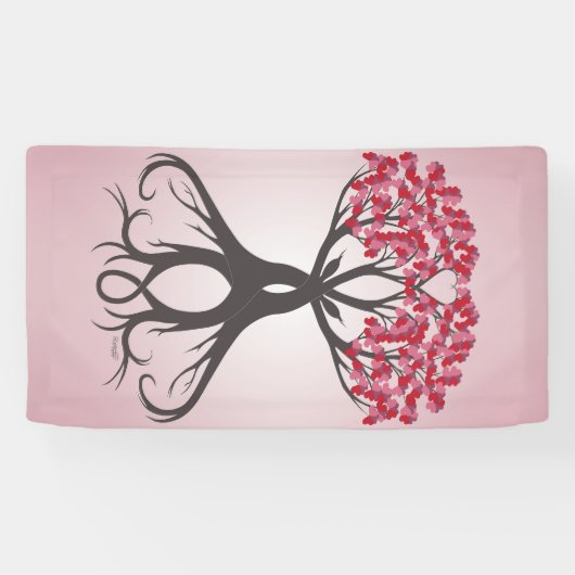 Grandir ensemble avec la bannière d'amour (Horizontal)