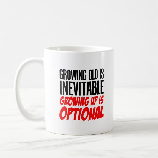 Grandir est tasse facultative (Gauche)