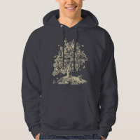 Grandissez le sweat - shirt à capuche de cabane
