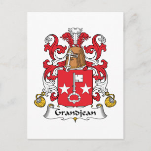 Grandjean Family Crest Briefkaart