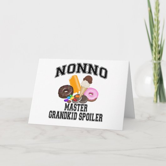 Grandkid Spoiler Nonno Kaart (Voorkant)