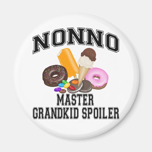 Grandkid Spoiler Nonno Magneet (Voorkant)