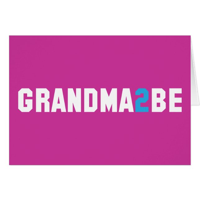 Grandma2Be - oma om te worden (Voorkant Horizontaal)