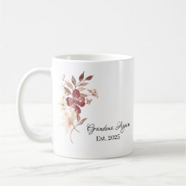 Grandma Again Est. Year – Family Milestone Koffiemok