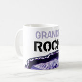 *~* Grandma Agate Rocks Lapidary Stone Koffiemok (Voorkant links)