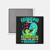 Grandma And Grandson A Bond That Can't Be Broken D Magneet (Voorkant / Achterkant)