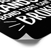 Grandma And Grandson A Bond That Can't Be Broken  Poster (Hoek)