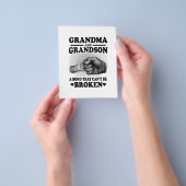 Grandma And Grandson Bond That Cant Be Broken Gift Flyer (Hand)