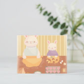 Grandma Baking Cookies Briefkaart (Staand voorkant)