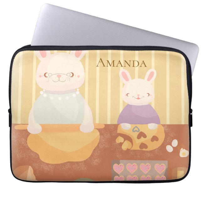 Grandma Baking Cookies Laptop Sleeve (Voorkant)