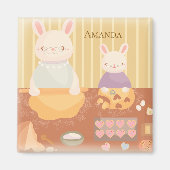 Grandma Baking Cookies Magneet (Voorkant)