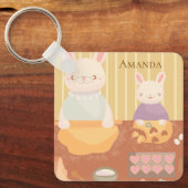 Grandma Baking Cookies Sleutelhanger (Voorkant)