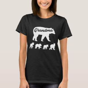 Grandma Beer 4 Cubs Moederdag T-shirt