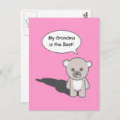 Grandma carte postale1 (Devant / Derrière)