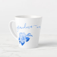 Grandma China Blue Waterverf Roos