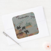 Grandma Coupe Moana Vaiana Océanie Sticker (Enveloppe)