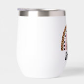 Grandma cute rainbow black &white Water Bottle (Droite)