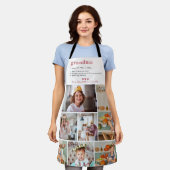 Grandma Definition | 8 Foto gepersonaliseerd Schort (Gedragen)
