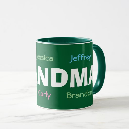 GRANDMA Design Café Mug (Devant droit)