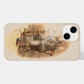 Grandma Dormouse Knitting Case-Mate iPhone Case (Achterkant (horizontaal))