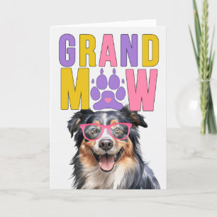 GrandMA English Shepherd GrandDOG Grootouders Dag Feestdagen Kaart