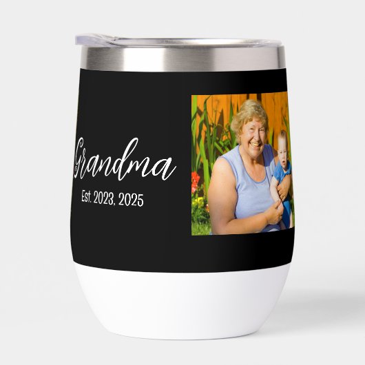 Grandma Est. White script photo (Droite)