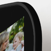 Grandma Established Modern Script Black 3 Photo Pickleball Paddle (Links Detail)