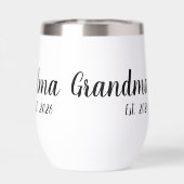 Grandma Established New Grandmother Gift (Achterkant)