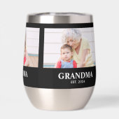 Grandma Established Script Black 3 Photo (Achterkant)