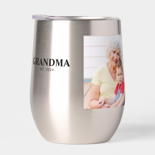 Grandma Established Script Black Photo (Droite)